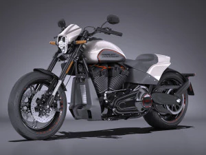 Harley Davidson Softail FXDR 2019 Model 3D