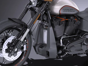 Harley Davidson Softail FXDR 2019 3D Model