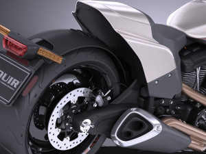 Harley Davidson Softail FXDR 2019 Model 3D