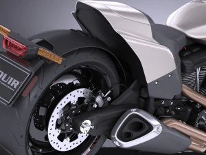 Harley Davidson Softail FXDR 2019 3D Model
