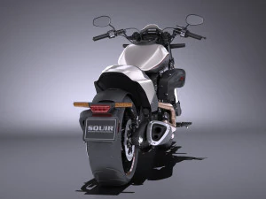 Harley Davidson Softail FXDR 2019 3D Model