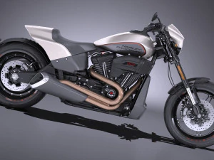 Harley Davidson Softail FXDR 2019 3D Model