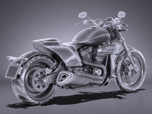 Harley Davidson Softail FXDR 2019 Model 3D