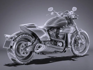 Harley Davidson Softail FXDR 2019 3D Model
