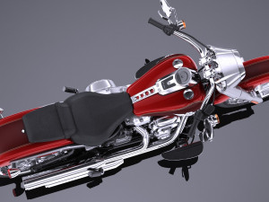 Harley-Davidson Fat Boy 2018 3D Model