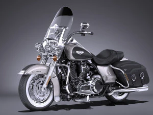 Harley-Davidson Road King 2018 Modelo 3D