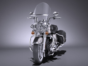 Harley-Davidson Road King 2018 3D Model