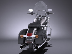 Harley-Davidson Road King 2018 3D Model