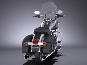 Harley-Davidson Road King 2018 3D Model