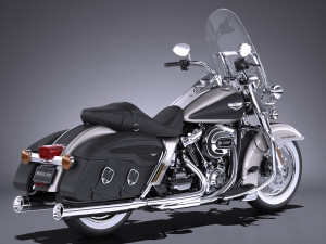 Harley-Davidson Road King 2018 3D Model