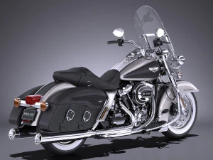 Harley-Davidson Road King 2018 3D Model
