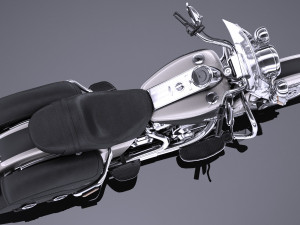 Harley-Davidson Road King 2018 3D Model