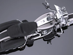 Harley-Davidson Road King 2018 3D Model