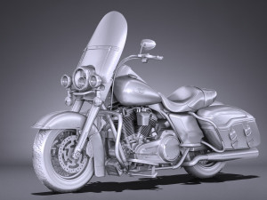 Harley-Davidson Road King 2018 3D Model