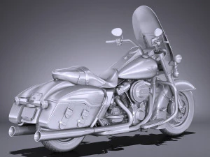 Harley-Davidson Road King 2018 3D Model
