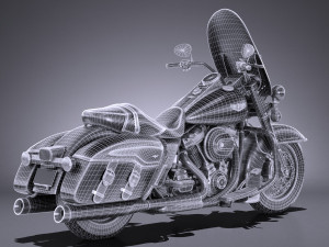 Harley-Davidson Road King 2018 3D Model