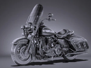 Harley-Davidson Road King 2018 3D Model