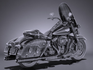 Harley-Davidson Road King 2018 3D Model