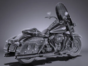 Harley-Davidson Road King 2018 3D Model