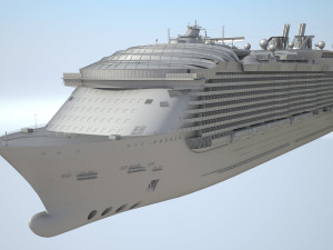 Harmony of the Seas 3D Model