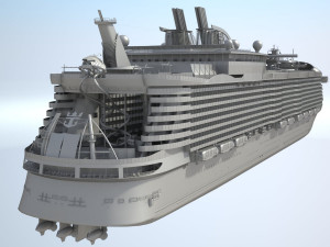Harmony of the Seas 3D Model