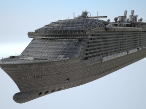 Harmony of the Seas 3D Model