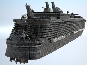 Harmony of the Seas 3D Model