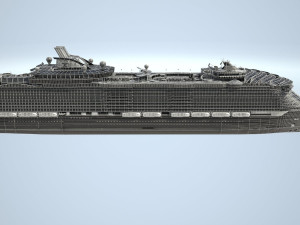 Harmony of the Seas 3D Model