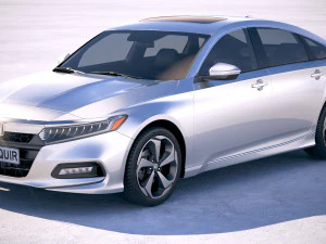 होंडा एकॉर्ड 2018 3D मॉडल