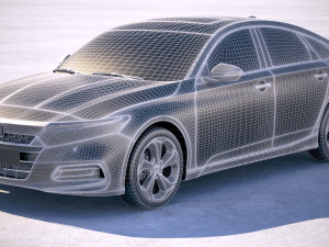 Honda Accord 2018 3D Модель