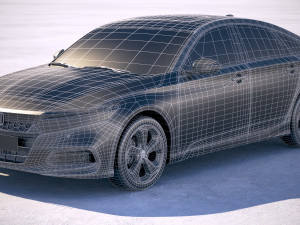 Honda Accord 2018 3D Модель