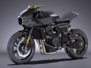 Honda CB4 Interceptor 2018 3D Model