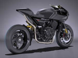 Honda CB4 Interceptor 2018 3D मॉडल