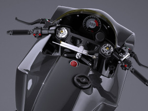 Honda CB4 Interceptor 2018 3D मॉडल