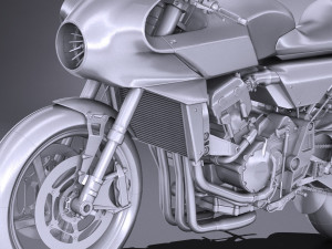 Honda CB4 Interceptor 2018 3D मॉडल