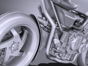 Honda CB4 Interceptor 2018 3D मॉडल