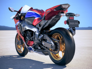 Honda CBR 1000 RR 2017 3D 모델