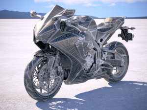 Honda CBR 1000 RR 2017 3D 모델