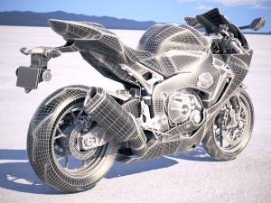 Honda CBR 1000 RR 2017 3D 모델
