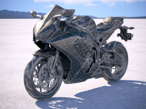 Honda CBR 1000 RR 2017 3D 모델