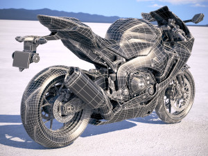 Honda CBR 1000 RR 2017 3D 모델