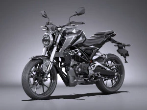 ホンダ CBR125R 2018 3Dモデル