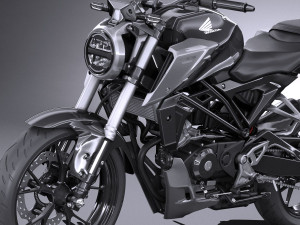 Honda CBR 125 R 2018 3D Model in Motorcycle 3DExport