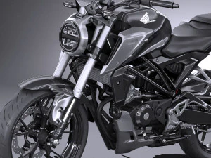 Honda CBR 125 R 2018 3D Model