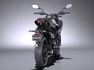 Honda CBR 125 R 2018 3D Model