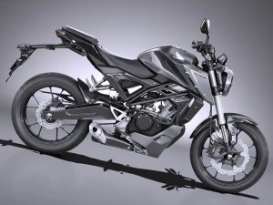 Honda CBR 125 R 2018 3D Model