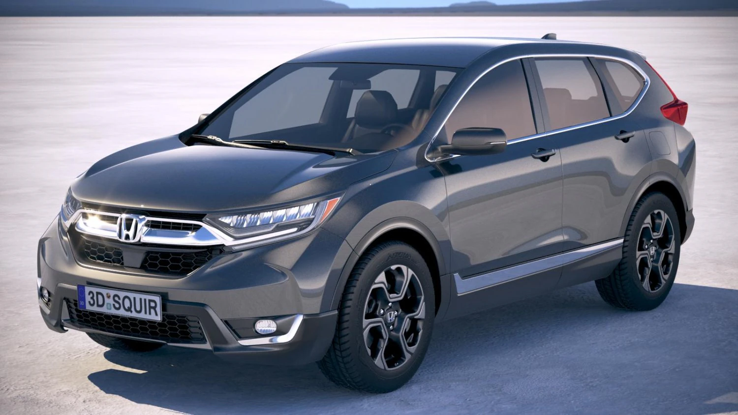 Honda CR-V 2017 3D Model .c4d .max .obj .3ds .fbx .stl .blend 