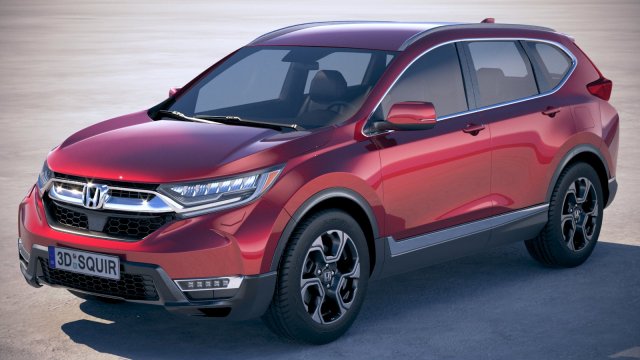 Honda CR-V 2019 3D Модель .c4d .max .obj .3ds .fbx .stl .blend 