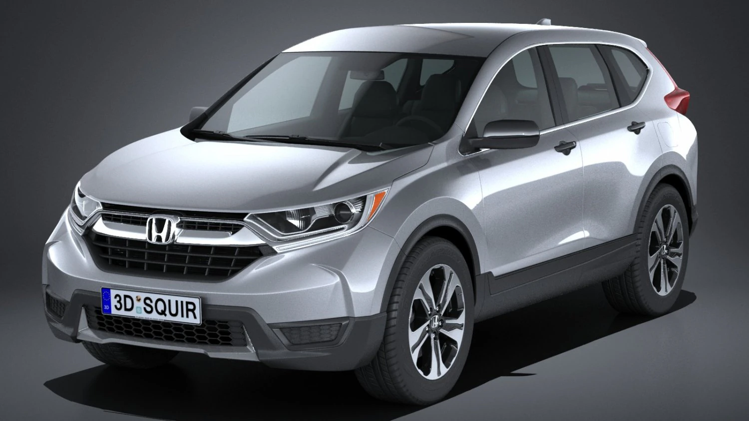 Honda CR-V LX 2017 3D Model .c4d .max .obj .3ds .fbx .stl .blend 