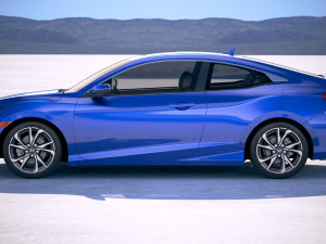 Honda Civic Coupe 2019 3D Model